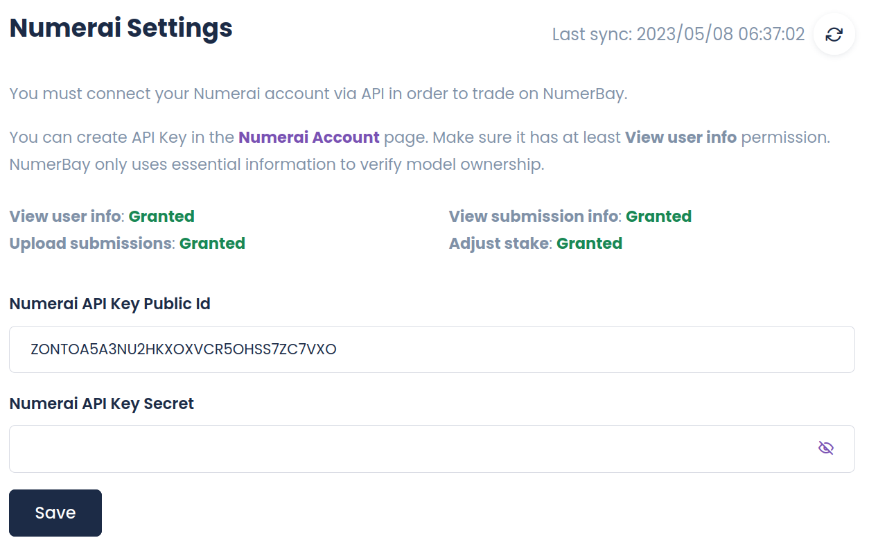 Numerai API Key