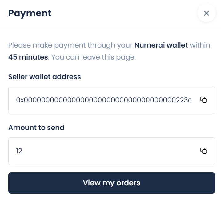 Product Payment